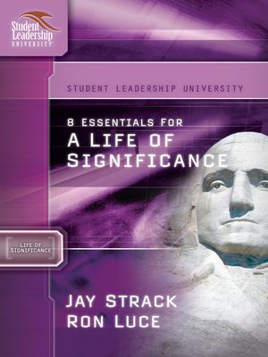 cover image of 8 Essentials for a Life of Significance